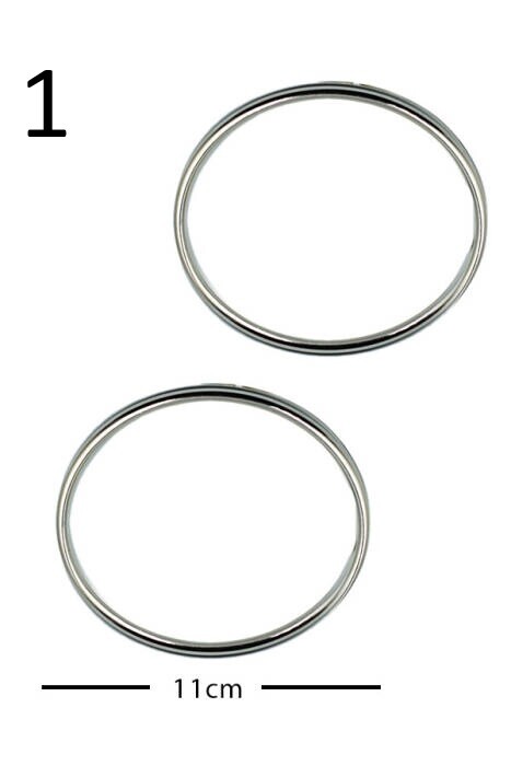 GORA, METAL ÇANTA SAPI YUVARLAK MODEL 11 CM - 1