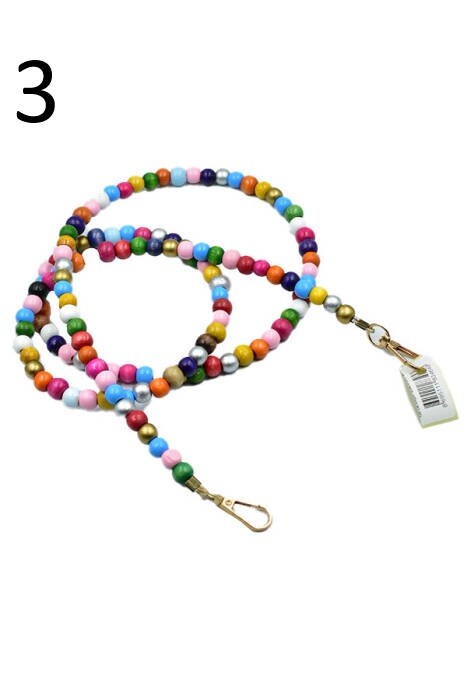 GORA,120 CM AHŞAP BONCUK ÇANTA SAPI - 3