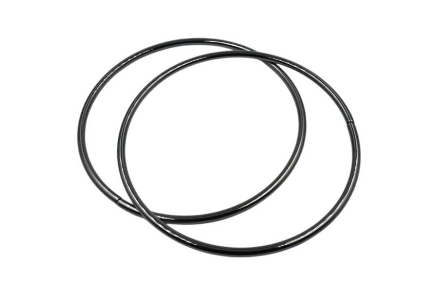 Gora,14 Cm * 6mm Metal Çanta Sapı Yuvarlak Halka