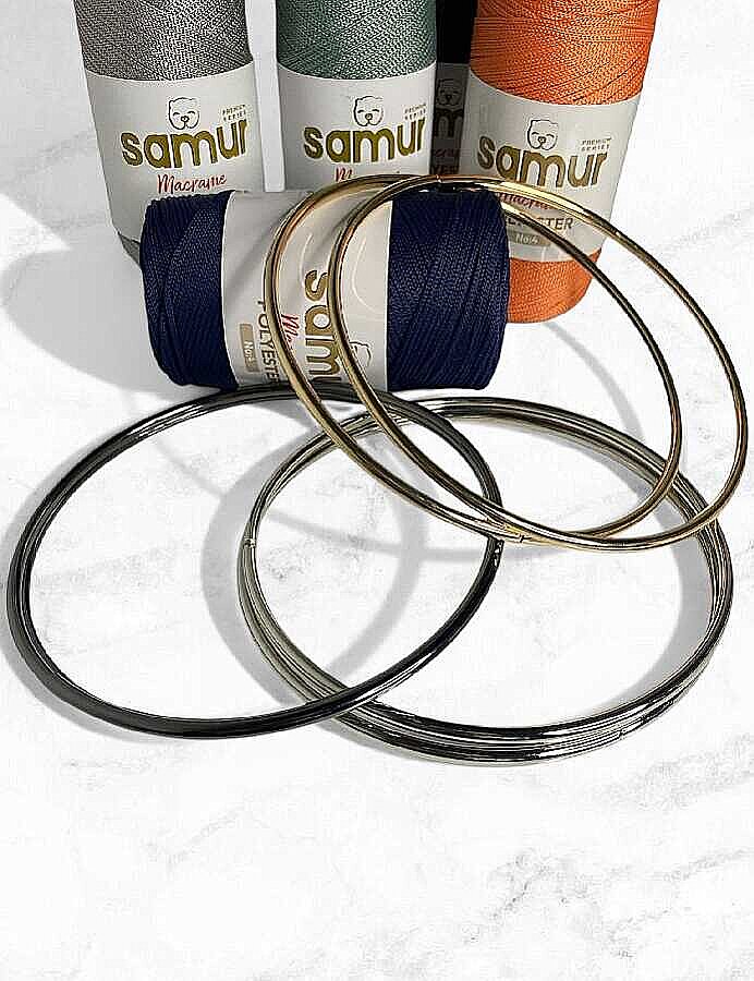 GORA, METAL ÇANTA SAPI YUVARLAK MODEL 11 CM - 