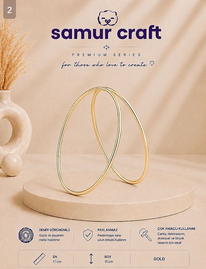 GORA, METAL ÇANTA SAPI YUVARLAK MODEL 11 CM - (1)