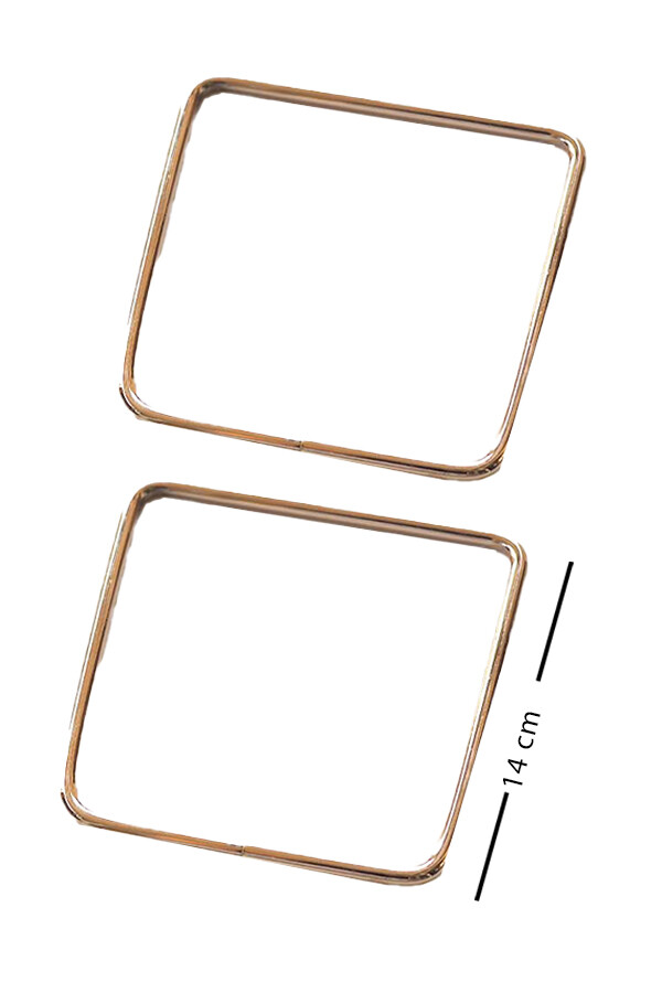 GORA, METAL ÇANTA SAPI KARE MODEL 14 CM - GORA (1)