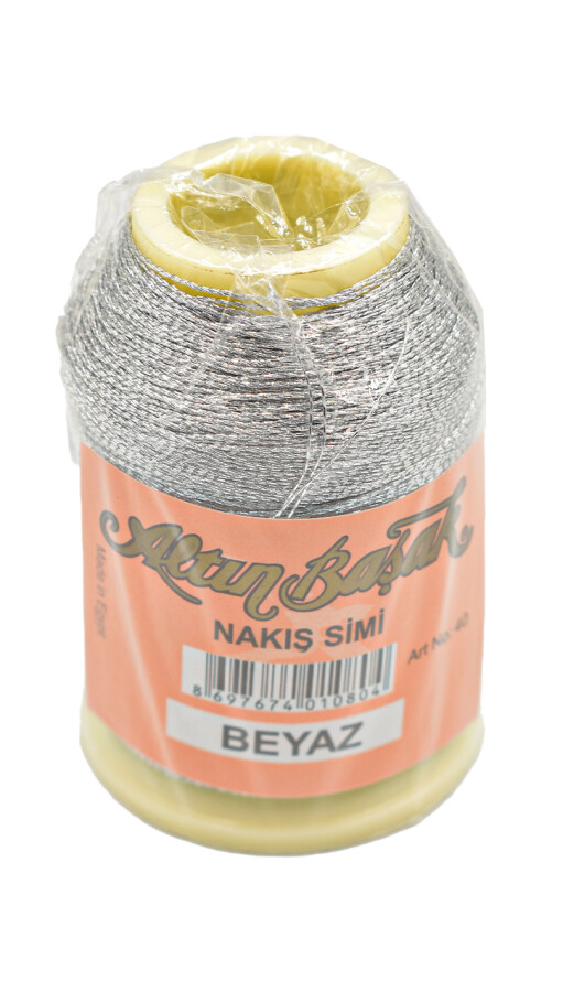 ALTINBAŞAK,150 MT NAKIŞ SİMİ BEYAZ - ALTINBAŞAK