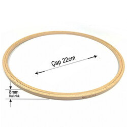 NURGE,5 NO 8 MM DÜZ AĞAÇ KASNAK 130-5 - NURGE
