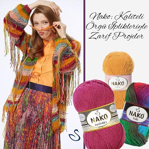 Nako Örgü İplikleri | Kalite ve Zarafetle Şık Projeler - Hobiso