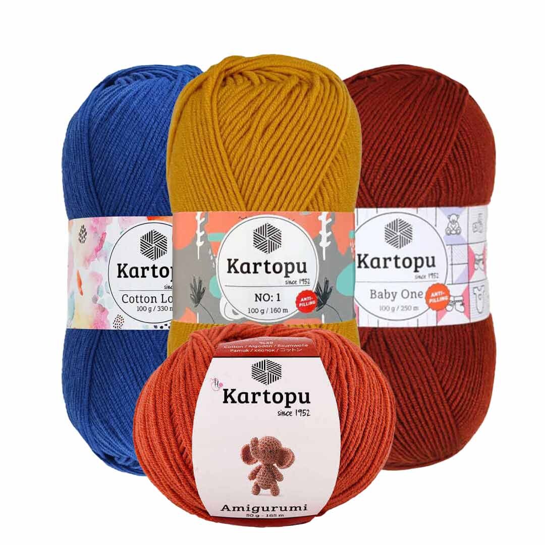 Kartopu Örgü İplikleri | Geniş Renk Yelpazesi ve Kaliteli Seçenekler - Hobiso
