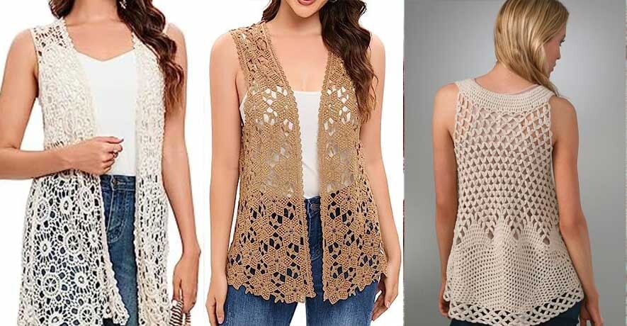 Tığ İşi Yelek Modelleri - Şık ve Kullanışlı Yelekler | Hobiso