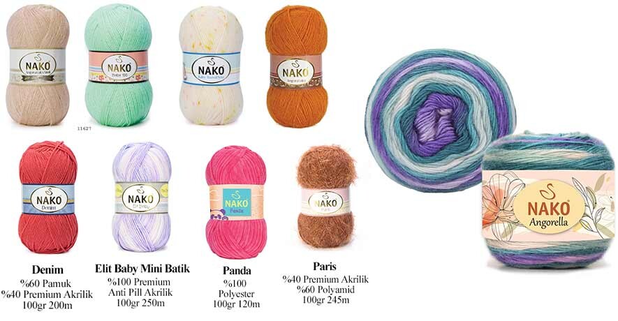 Nako Vals Ebruli İplikleri | Sanat Eseri Gibi El Örgü Modelleri - Hobiso