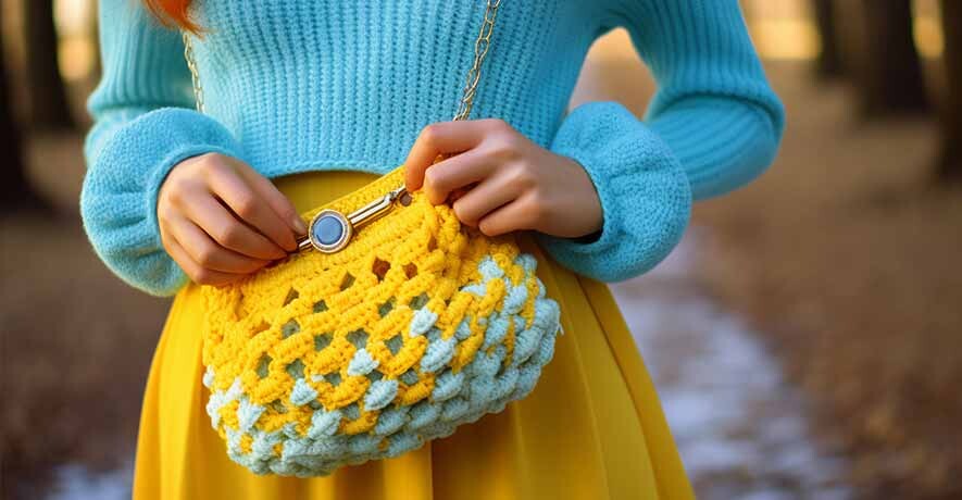 En Şık Örgü Çanta Modelleri - Hobiso