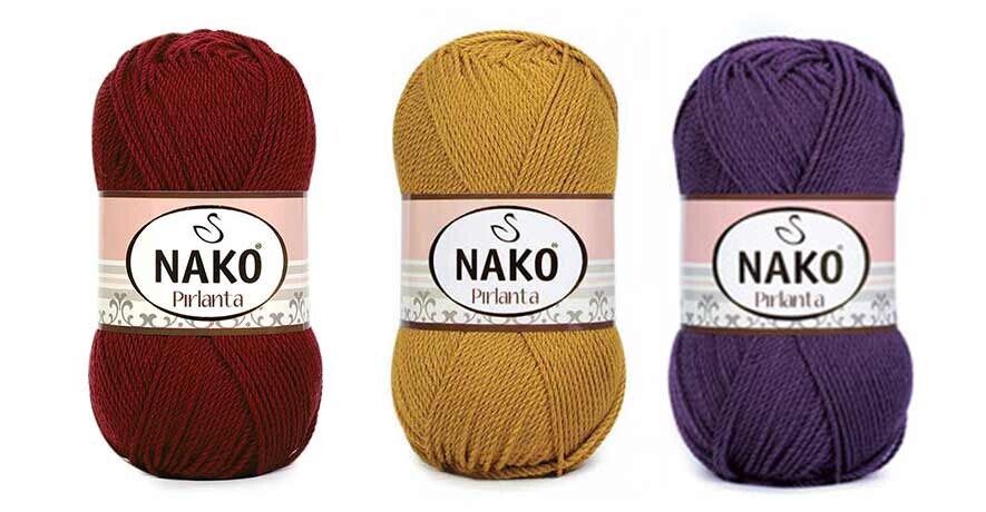 Nako Pırlanta İpliği ile Şık Örgüler | %100 Mikro Akrilik - Hobiso