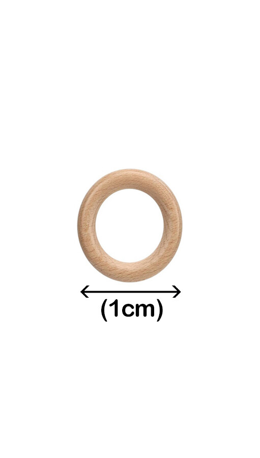 GORA,01 CM AHŞAP HALKA - GORA