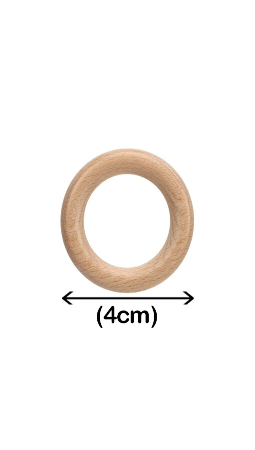 GORA,04 CM AHŞAP HALKA - GORA