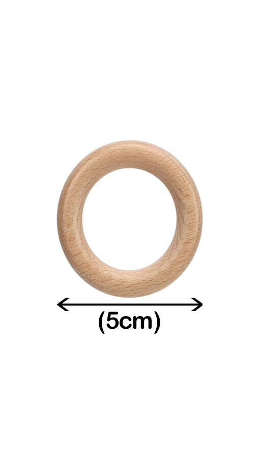 GORA,05 CM AHŞAP HALKA - GORA