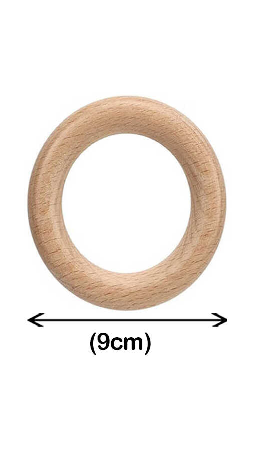 Gora,09 Cm Ahşap Halka