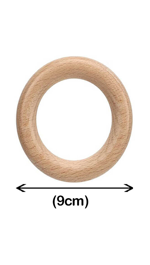 GORA,09 CM AHŞAP HALKA - GORA