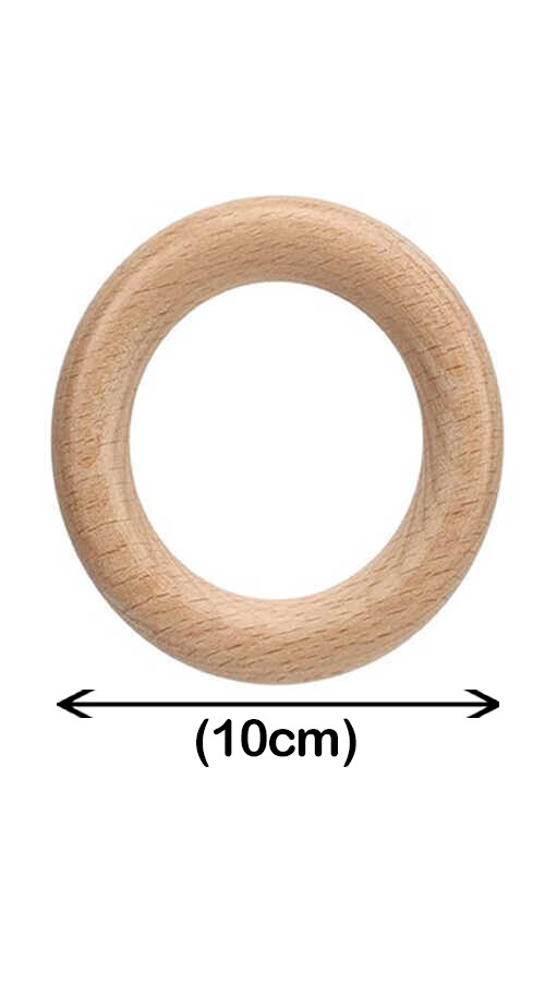 GORA,10 CM AHŞAP HALKA - GORA