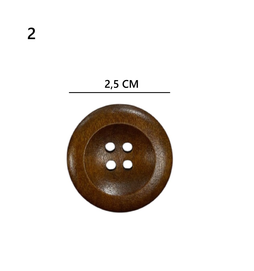 GORA,AHŞAP TAKIM DÜĞME - 2