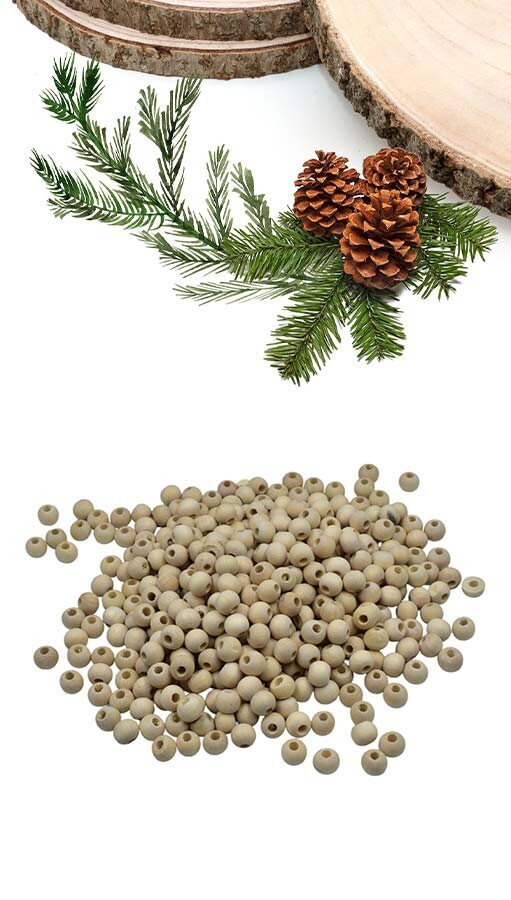 GORA,08 MM AHŞAP HAM BONCUK - GORA