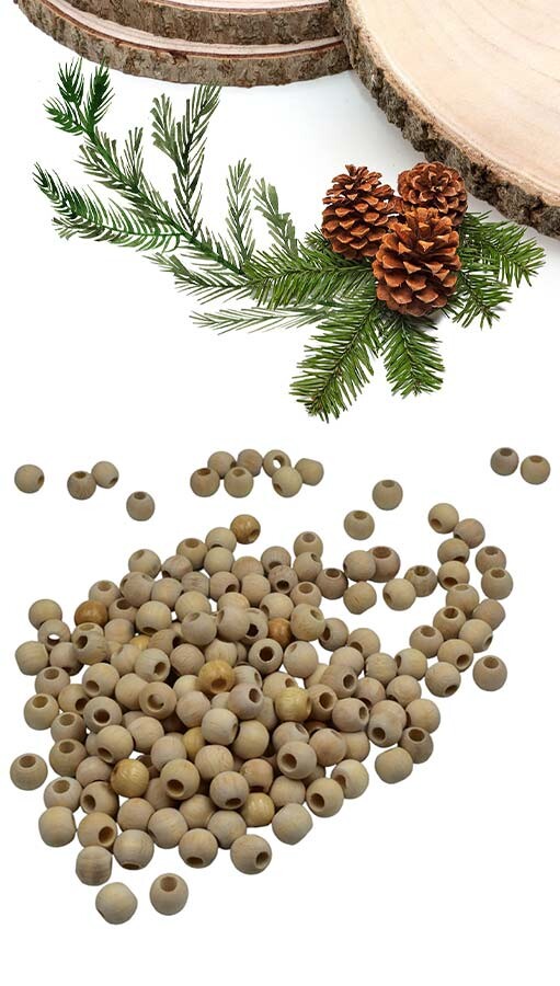 GORA,12 MM AHŞAP HAM BONCUK - GORA