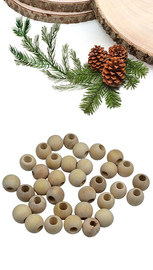 GORA,20 MM AHŞAP HAM BONCUK - GORA