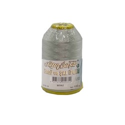 ALTINBAŞAK,100 GR ÖRGÜ VE ŞAL İĞLİĞİ BEYAZ - ALTINBAŞAK