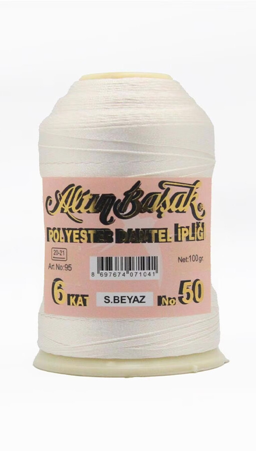 ALTINBAŞAK,100 GR POLYESTER ŞEKERBEYAZ - ALTINBAŞAK