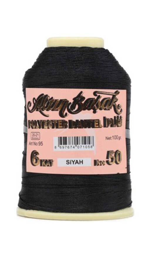 ALTINBAŞAK,100 GR POLYESTER SİYAH - ALTINBAŞAK