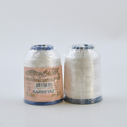 ALTINBAŞAK,20 GR POLYESTER KARBEYAZ - ALTINBAŞAK