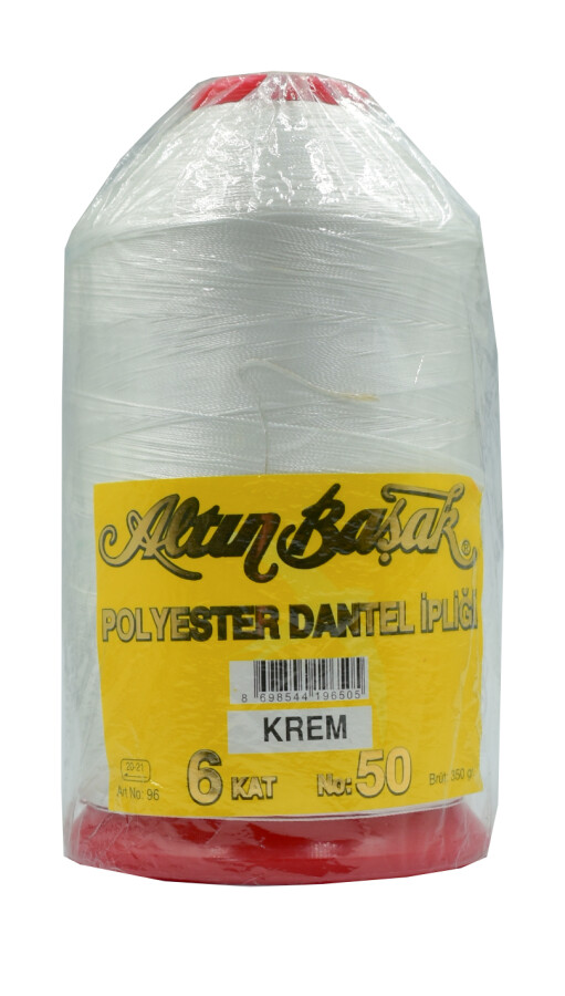 ALTINBAŞAK,350 GR POLYESTER 50 NO BEYAZ-KREM - ALTINBAŞAK
