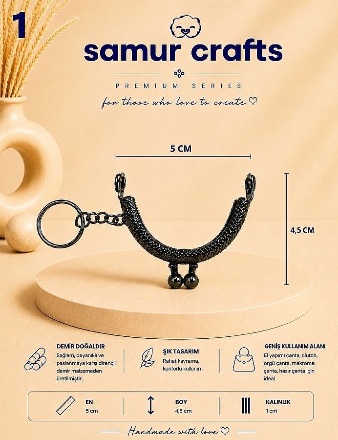 GORA,ANAHTARLIK CÜZDAN KLİPSİ 5 CM - GORA