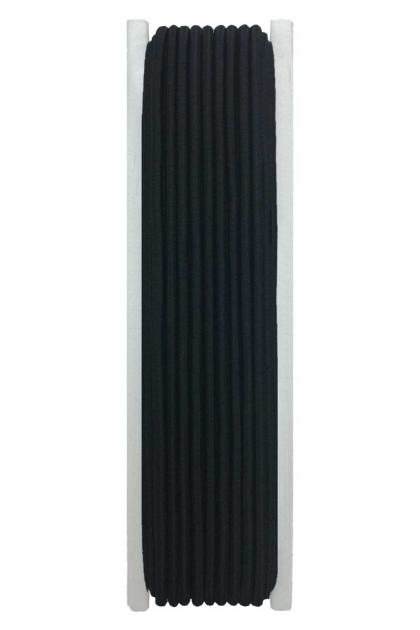 AZİM,2,5 MM YUVARLAK LASTİK SİYAH - AZİM