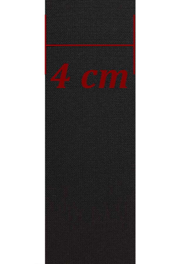 AZİM,40 MM DOKUMA PAÇA LASTİK SİYAH - 2