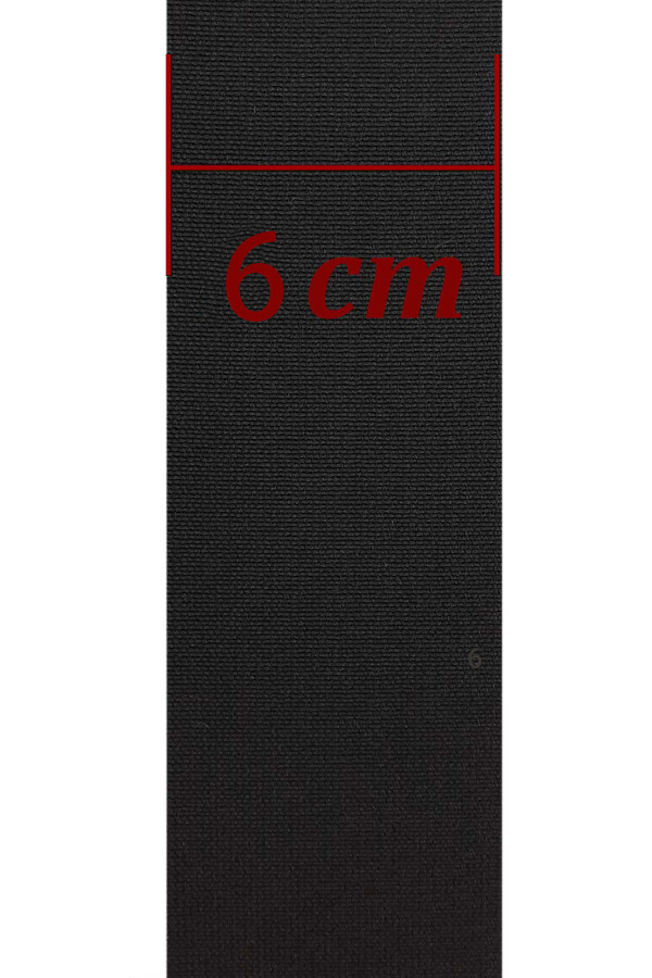 AZİM,60 MM DOKUMA PAÇA LASTİK SİYAH - 2