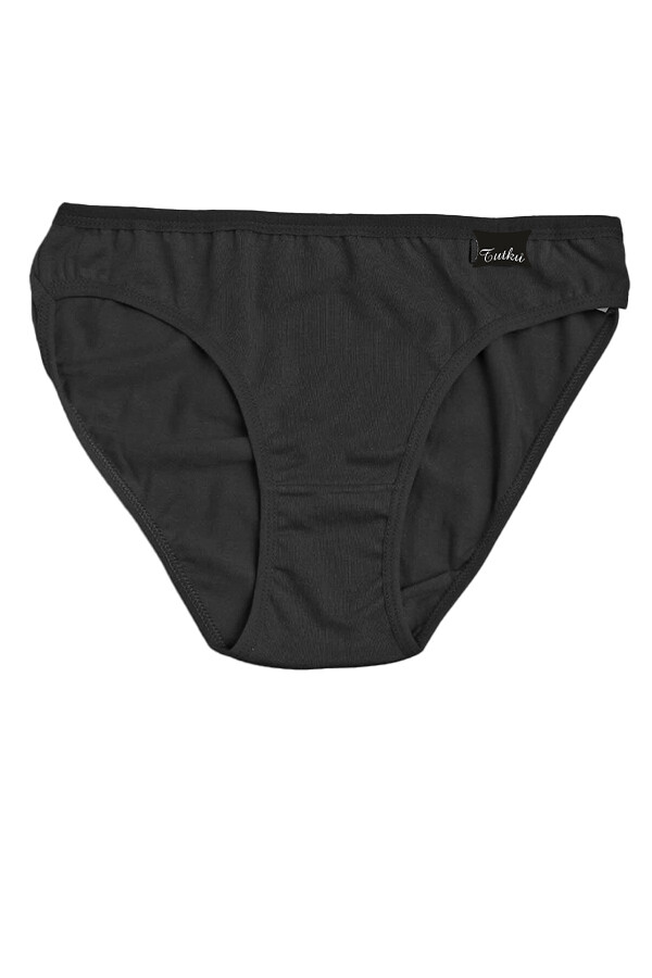 TUTKU,BAYAN ELASTAN DÜZ BİKİNİ NO:5 SİYAH - Tutku