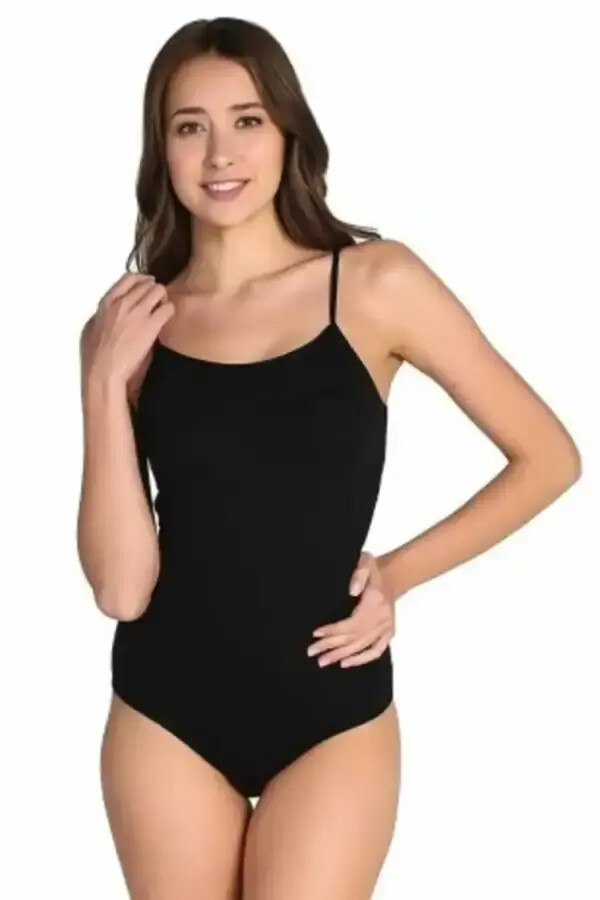 TUTKU,BAYAN İP ASKILI BADY NO:M SİYAH - Tutku