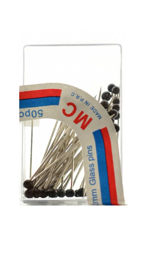 Gora,cam Başlı İğne Siyah (50li)