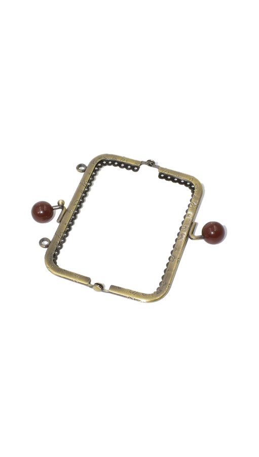 GORA,DİKDÖRTGEN BONCUKLU ÇANTA SAPI 10.5 CM (ALT-2) - 5