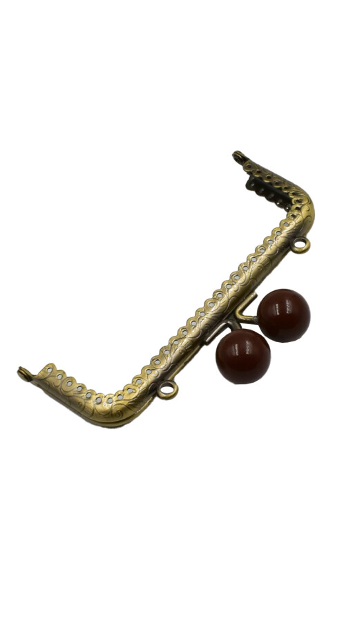 GORA,DİKDÖRTGEN BONCUKLU ÇANTA SAPI 16.5 CM (ALT-2) - 3