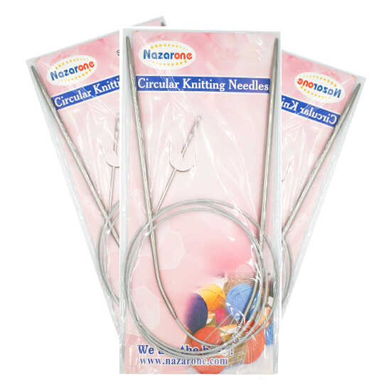 Nazarone,100 Cm Çelik Misinalı Şiş No:02,5