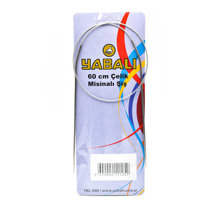 YABALI,60 CM ÇELİK MİSİNALI ŞİŞ NO:6 YBL-340 - YABALI