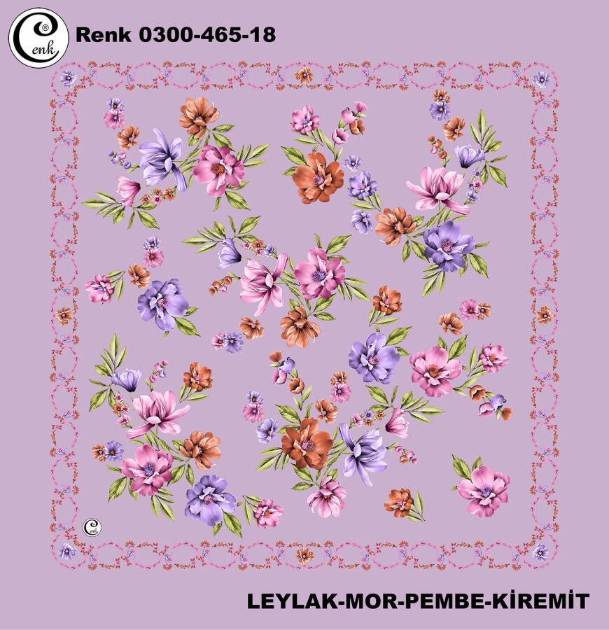 Cenk Desenli Yazma 100Cm 300-465-18 - CENK