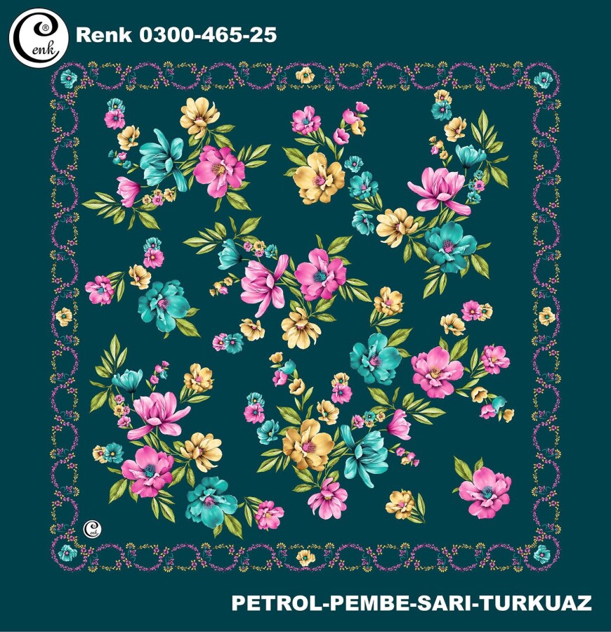 Cenk Desenli Yazma 100Cm 300-465-25 - CENK