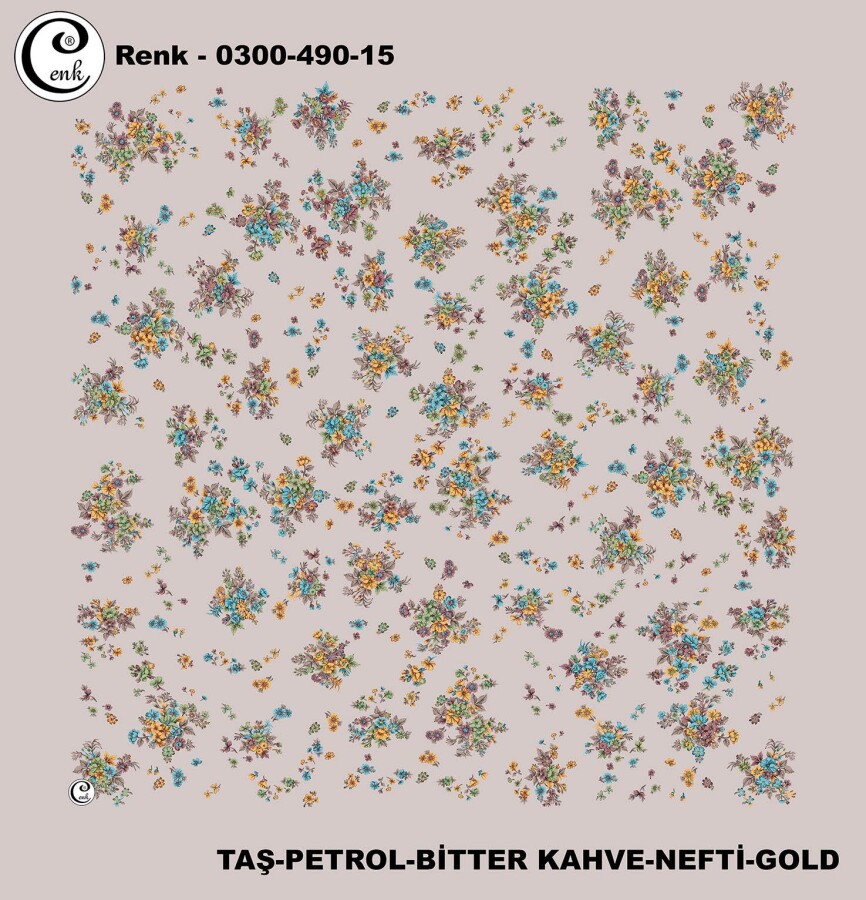 Cenk Desenli Yazma 100Cm 300-490-15 - CENK