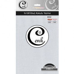 CENK,DÜZ RENK YAZMA 100CM 0000 BEYAZ - 