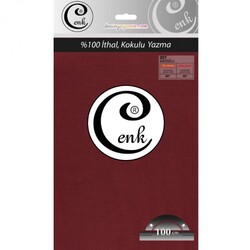 CENK,DÜZ RENK YAZMA 100CM 0027 MARSALA - 