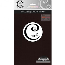 CENK,DÜZ RENK YAZMA 100CM 0029 KOYU KAHVE - 