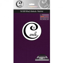 CENK,DÜZ RENK YAZMA 100CM 0065 VİŞNE - 