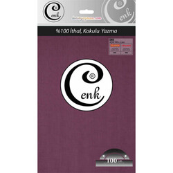 CENK,DÜZ RENK YAZMA 100CM 0085 AÇIK PATLICAN - 