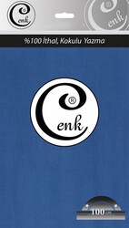 CENK,DÜZ RENK YAZMA 100CM 0373 KOT MAVİ - 