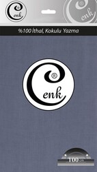 CENK,DÜZ RENK YAZMA 100CM 0715 GRİ - 